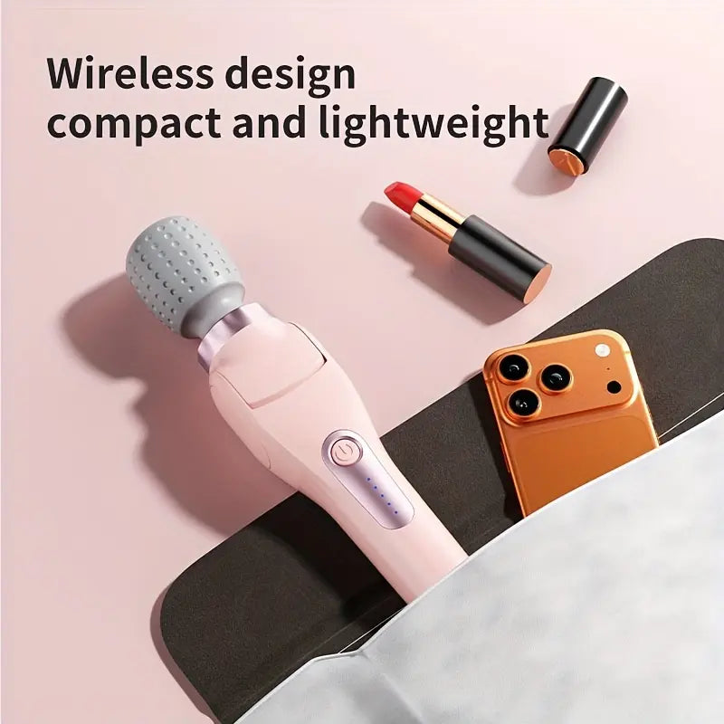 180° foldable massager, portable handheld massage stick, USB charging, 5 speed settings, rotating relaxation massage, whole-body vibration massage, for neck, back, legs, and waist, an ideal holiday gift, Christmas gift