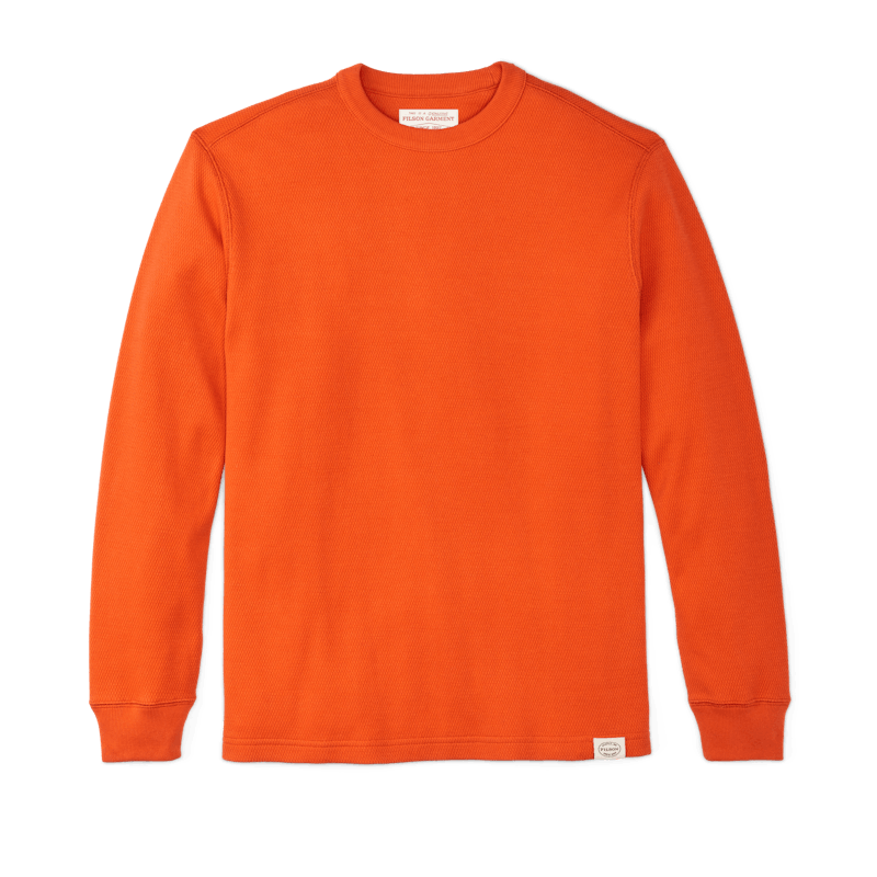 Waffle Knit Thermal Crewneck