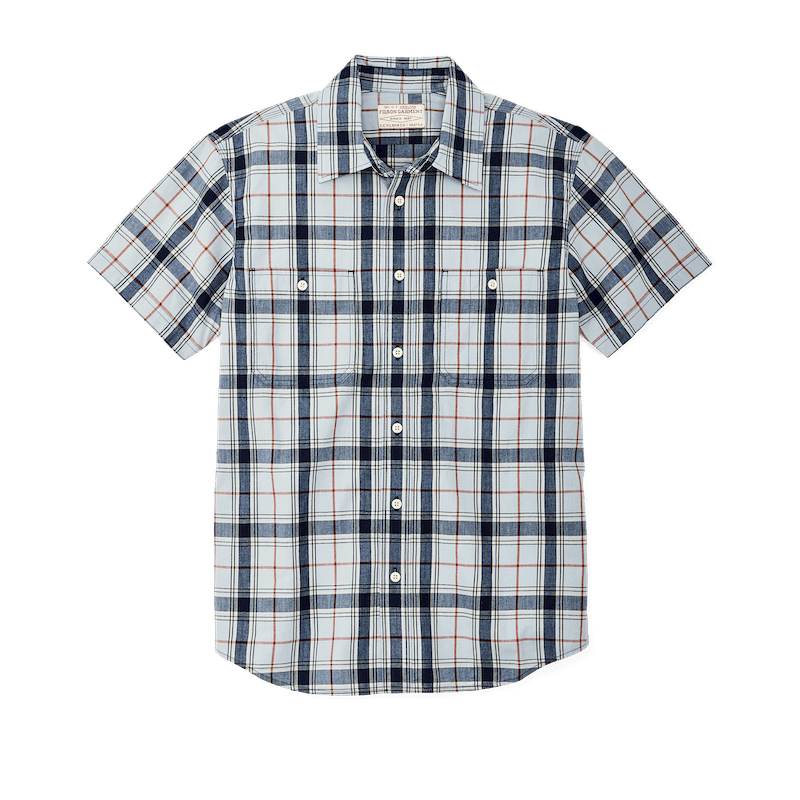 Short Sleeve Chambray Shirt