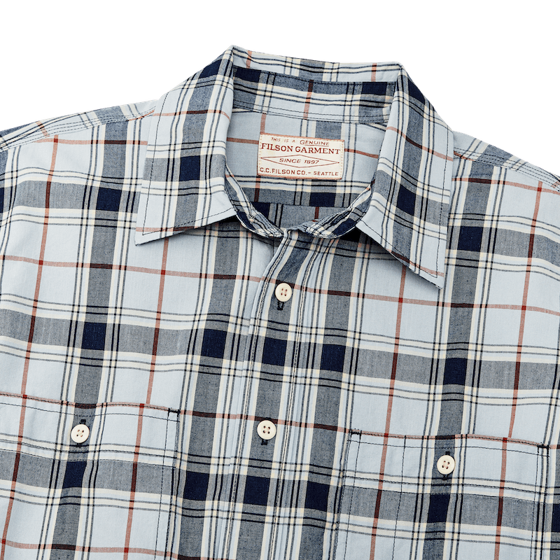 Short Sleeve Chambray Shirt