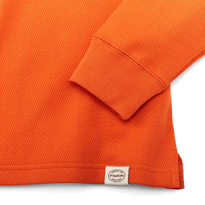 Waffle Knit Thermal Crewneck